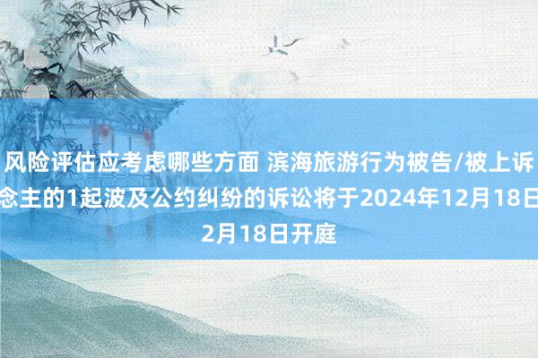 风险评估应考虑哪些方面 滨海旅游行为被告/被上诉东说念主的1起波及公约纠纷的诉讼将于2024年12月18日开庭