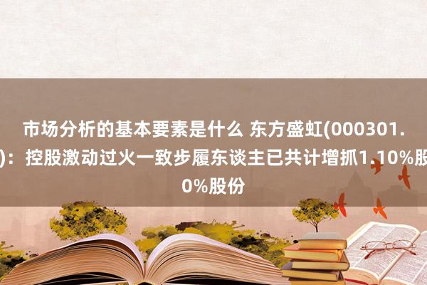 市场分析的基本要素是什么 东方盛虹(000301.SZ)：控股激动过火一致步履东谈主已共计增抓1.10%股份